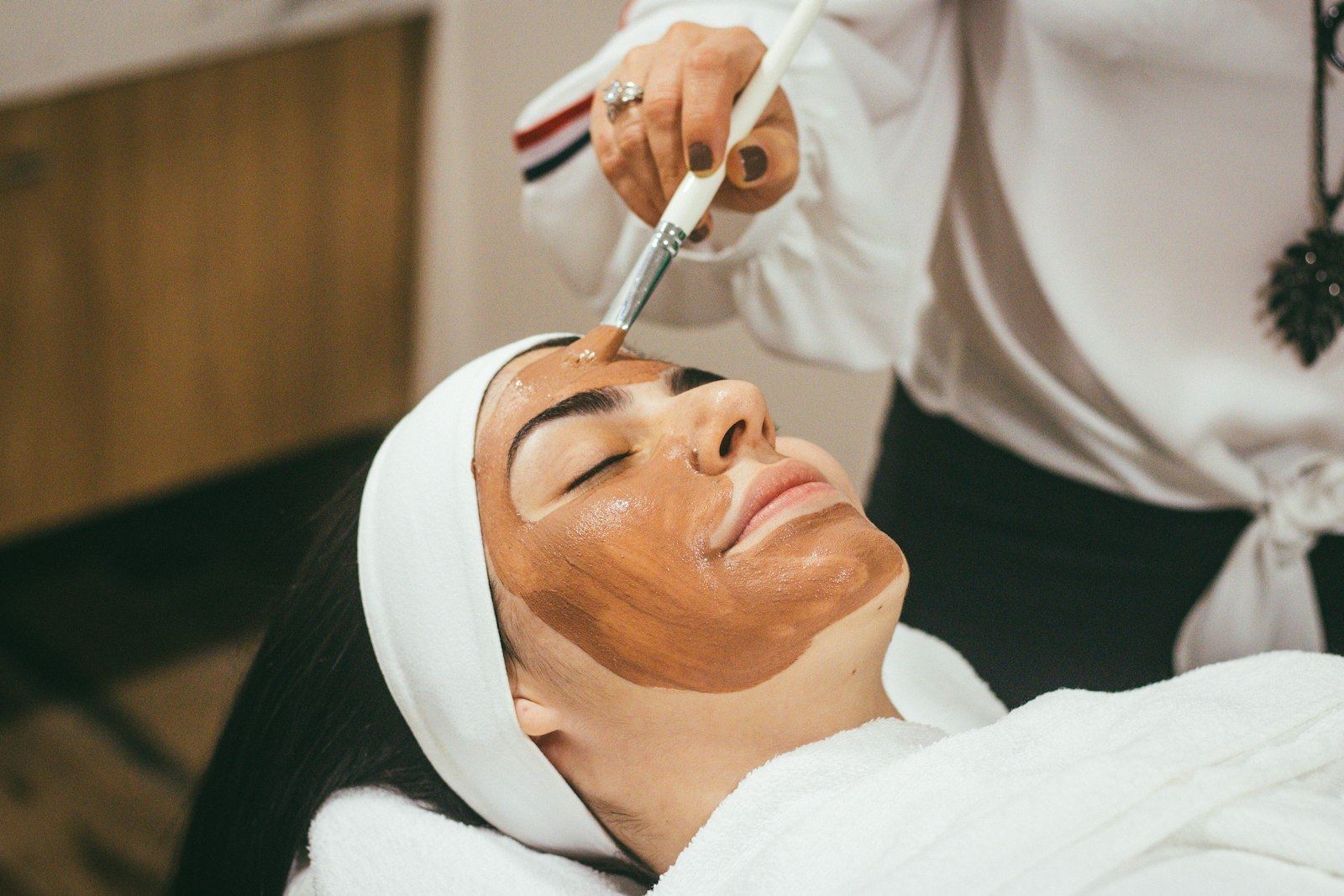Facial treatment at Tucson Med Spa